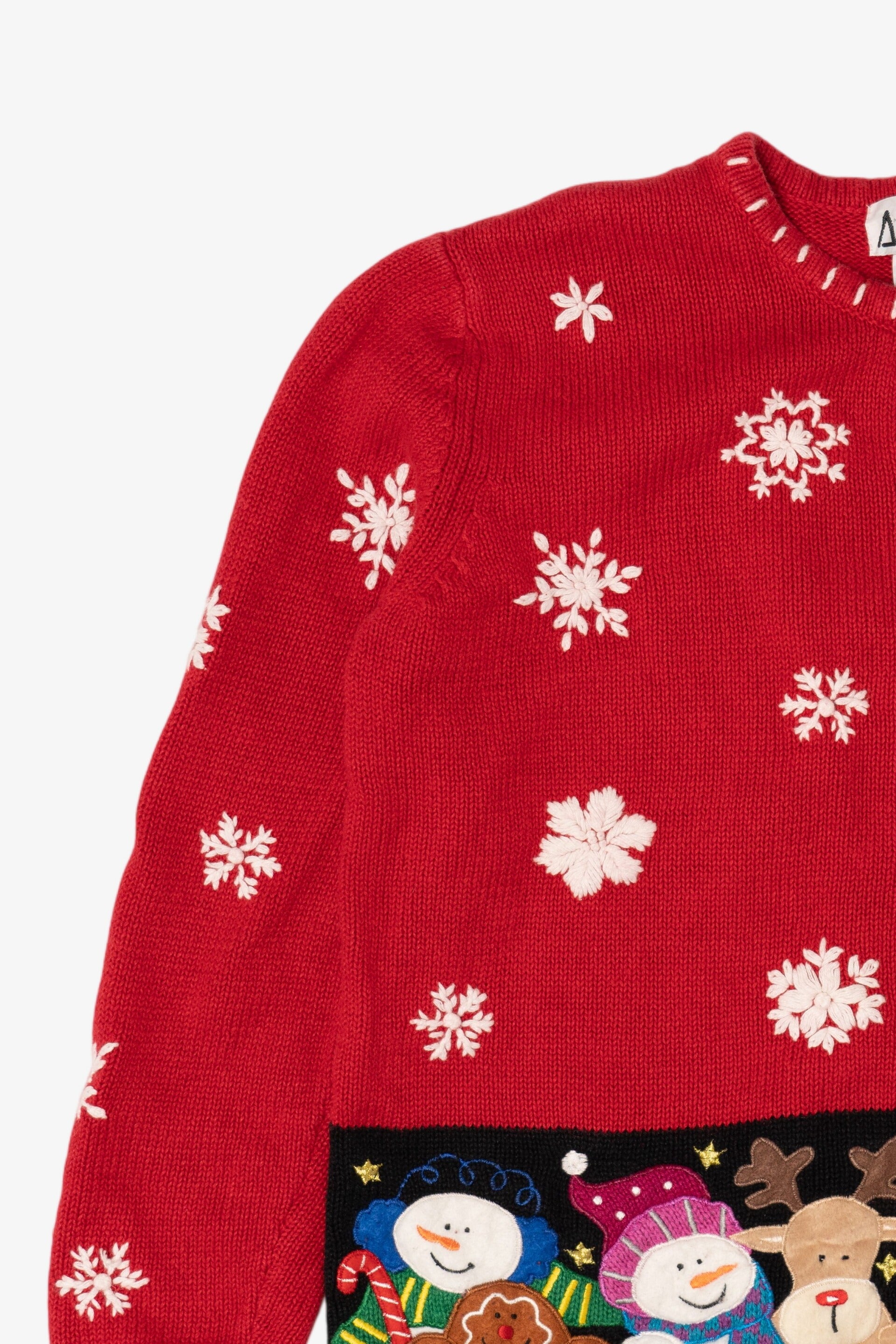 Vintage Red Ambra Santa Ugly Christmas Cardigan (1990s)