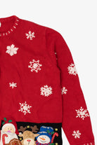Vintage Red Ambra Santa Ugly Christmas Cardigan (1990s)