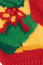 Vintage Red Alexandra Bartlett Presents Ugly Christmas Cardigan (1990s)