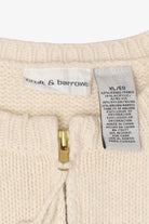 Vintage Ivory Croft & Barrow Stockings Ugly Christmas Cardigan (1990s)