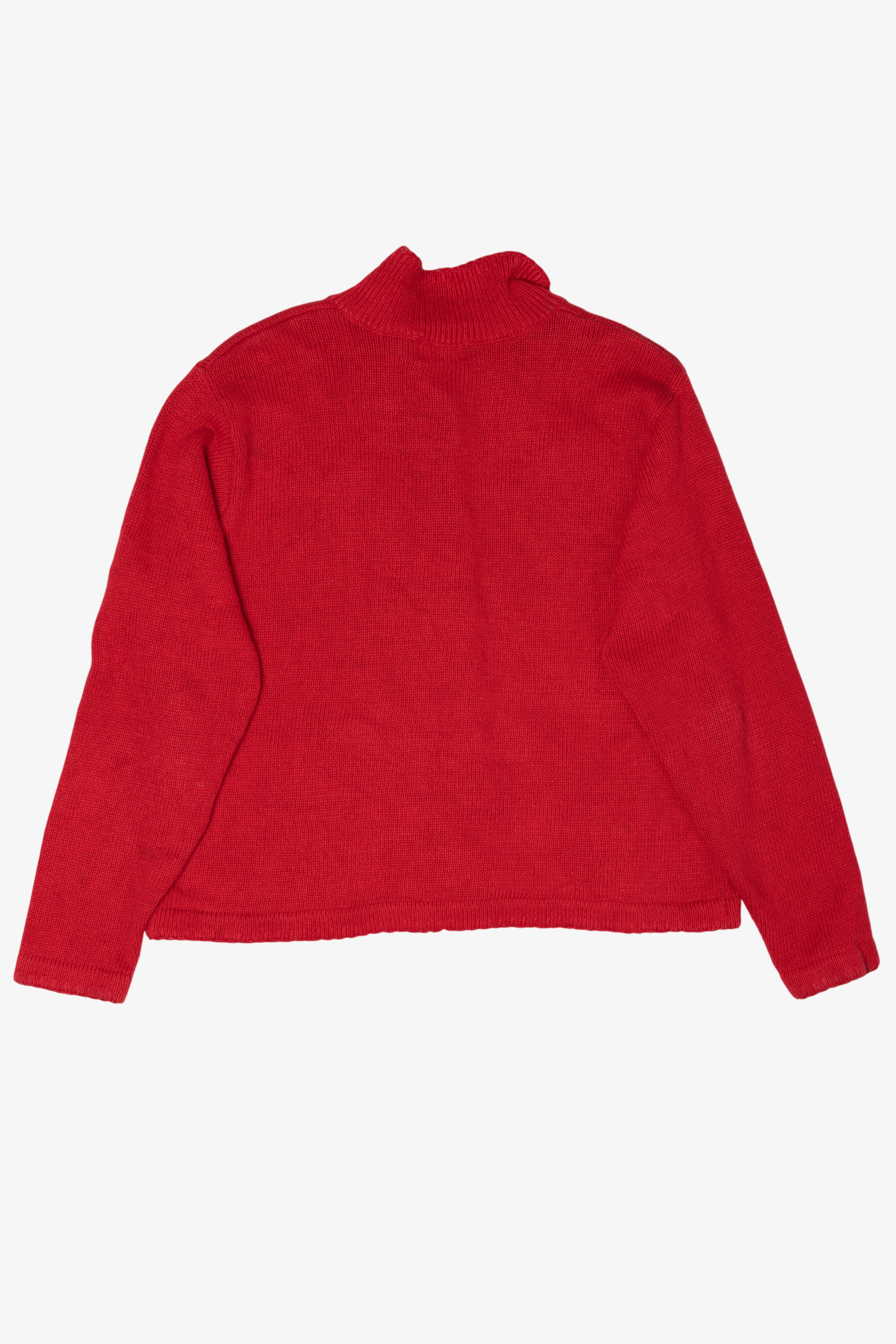 Vintage Red Paul Harris Design Presents Ugly Christmas Cardigan (1990s)