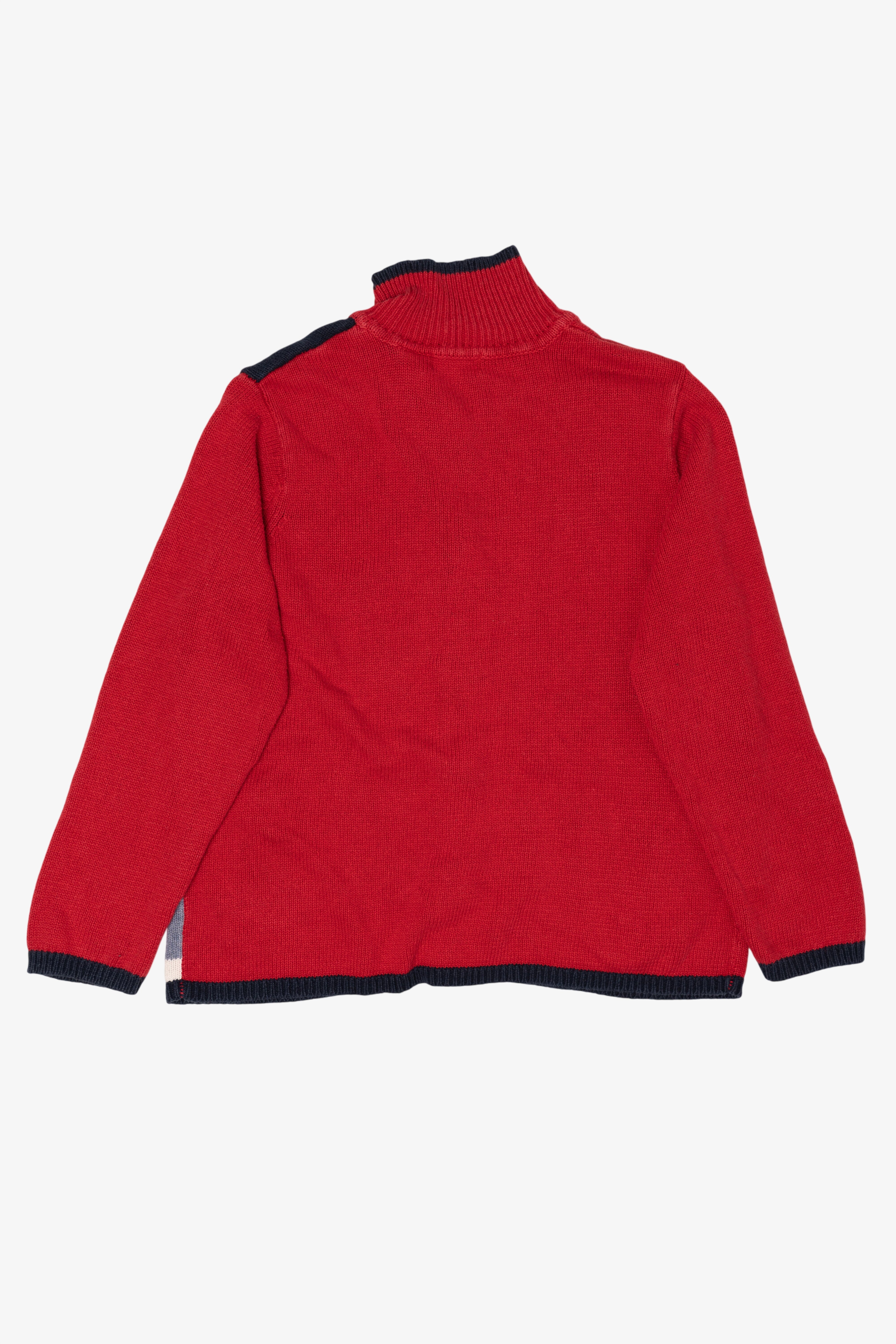 Vintage Red White Stag Ugly Christmas Cardigan (2000s)