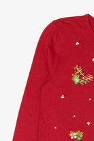 Vintage Red Lightweight Croft & Barrow Presents Ugly Christmas Cardigan (2000s)