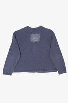 Vintage Blue Croft & Barrow Snowmen Ugly Christmas Cardigan (2000s)