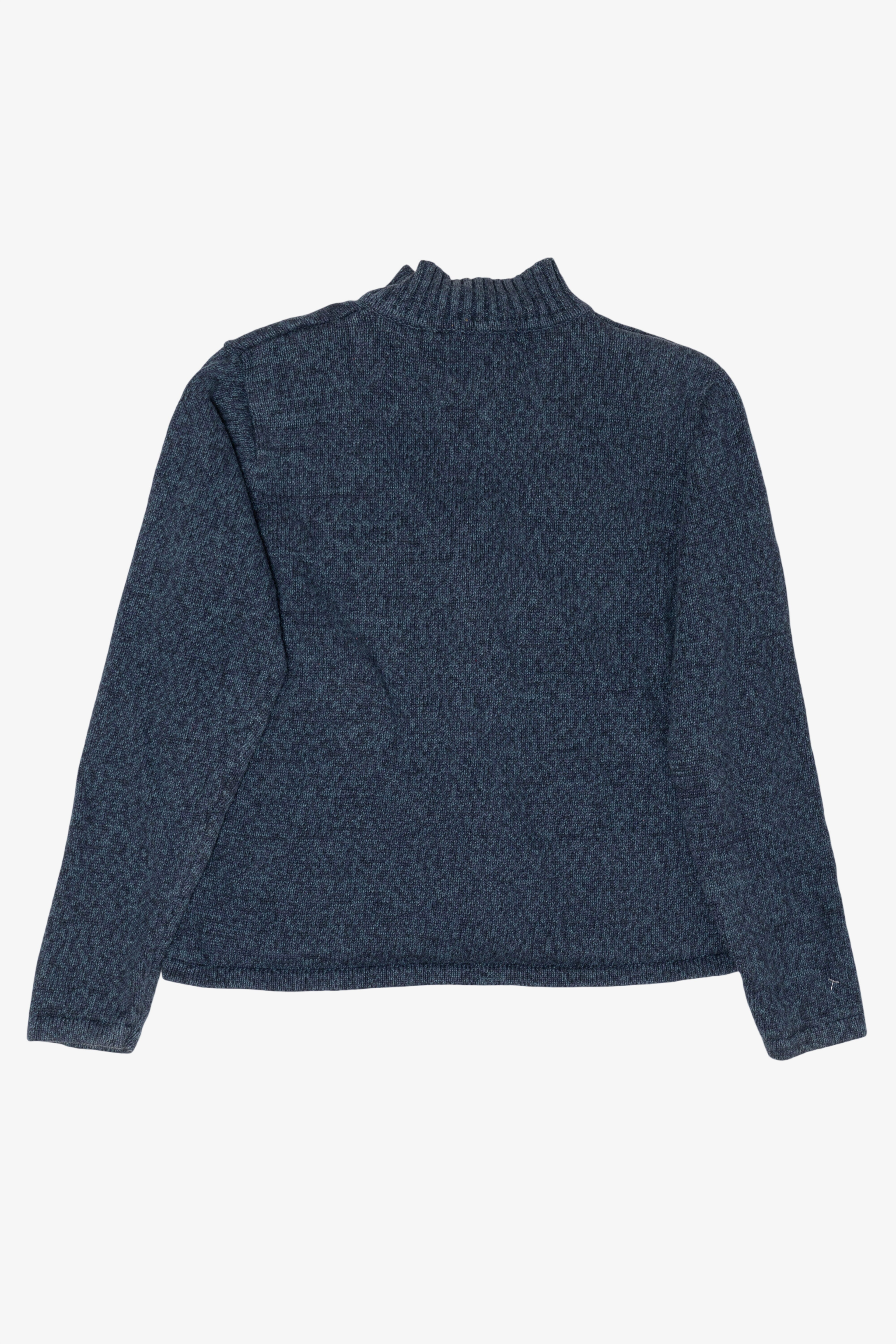 Vintage Navy Blue Heirloom Collectibles Presents Christmas Cardigan (2000s)