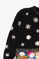 Vintage Black Designers Originals Studio Santa Christmas Cardigan (2000s)