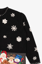 Vintage Black Designers Originals Studio Santa Christmas Cardigan (2000s)