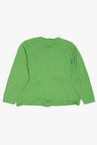 Vintage Lightweight Green Croft & Barrow Snowflakes Christmas Cardigan (2000s)