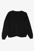 Vintage Black Carly St. Claire Ornaments Ugly Christmas Cardigan (1990s)