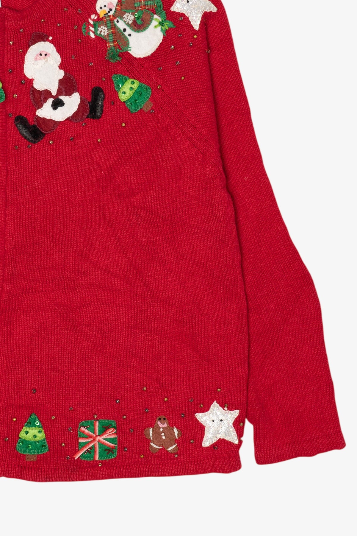 Vintage Red Tiara International Santa Ugly Christmas Cardigan (2000s)