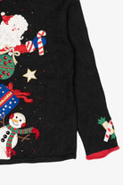 Vintage Black Heirloom Collectible Presents Ugly Christmas Cardigan (2000s)
