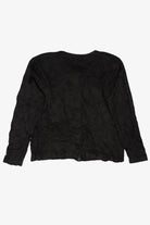 Vintage Black Victoria Harbour Bells Ugly Christmas Cardigan (1990s)