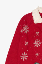 Vintage Red Heirloom Collectibles Polar Bears Ugly Christmas Cardigan (2000s)