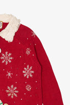 Vintage Red Heirloom Collectibles Polar Bears Ugly Christmas Cardigan (2000s)