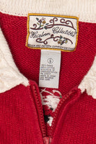 Vintage Red Heirloom Collectibles Polar Bears Ugly Christmas Cardigan (2000s)