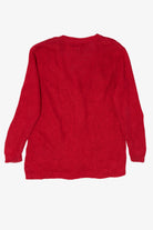 Vintage Red Petite Sophisticate Ugly Christmas Cardigan (1990s)
