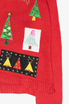 Zany Trees Vintage Ugly Christmas Cardigan (2000s)