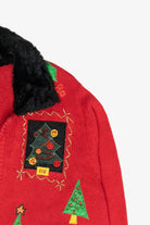 Zany Trees Vintage Ugly Christmas Cardigan (2000s)