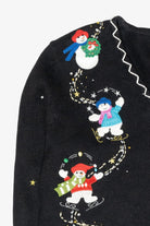 Silly Snowmen Vintage Ugly Christmas Cardigan (2000s)