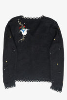 Silly Snowmen Vintage Ugly Christmas Cardigan (2000s)