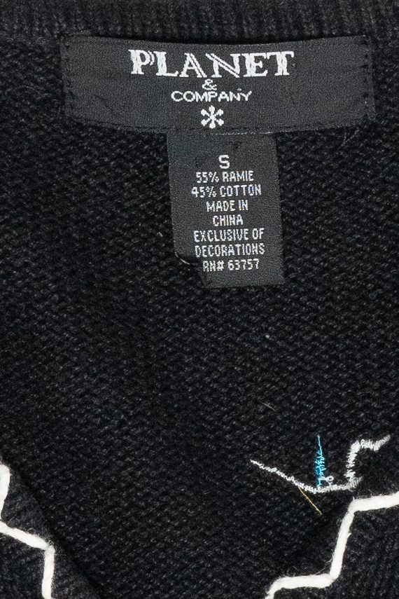 Silly Snowmen Vintage Ugly Christmas Cardigan (2000s)