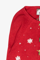 Sweet Snowmen Vintage Ugly Christmas Cardigan (2000s)