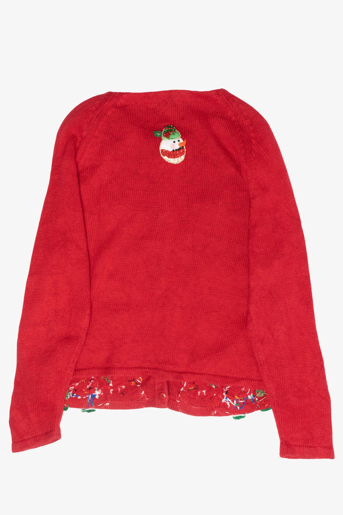 Sweet Snowmen Vintage Ugly Christmas Cardigan (2000s)