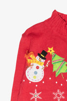 Funky Snowmen Vintage Ugly Christmas Zip Cardigan (2000s)