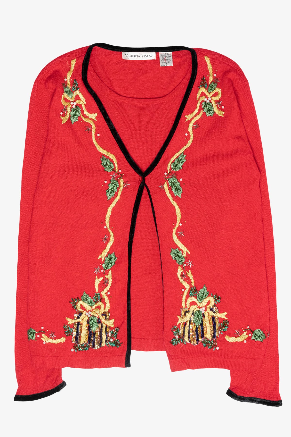 Pretty Presents Vintage Ugly Christmas Cardigan (2000s)