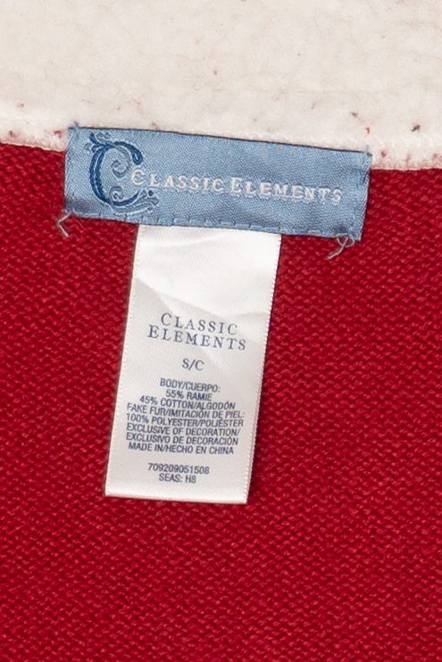 Vintage Red Classic Elements Snowmen Ugly Christmas Cardigan (2000s)