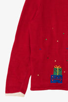 Vintage Red Tiara International Snowmen Ugly Christmas Cardigan (2000s)