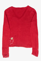Snowman Magic Vintage Ugly Christmas Cardigan (2000s)