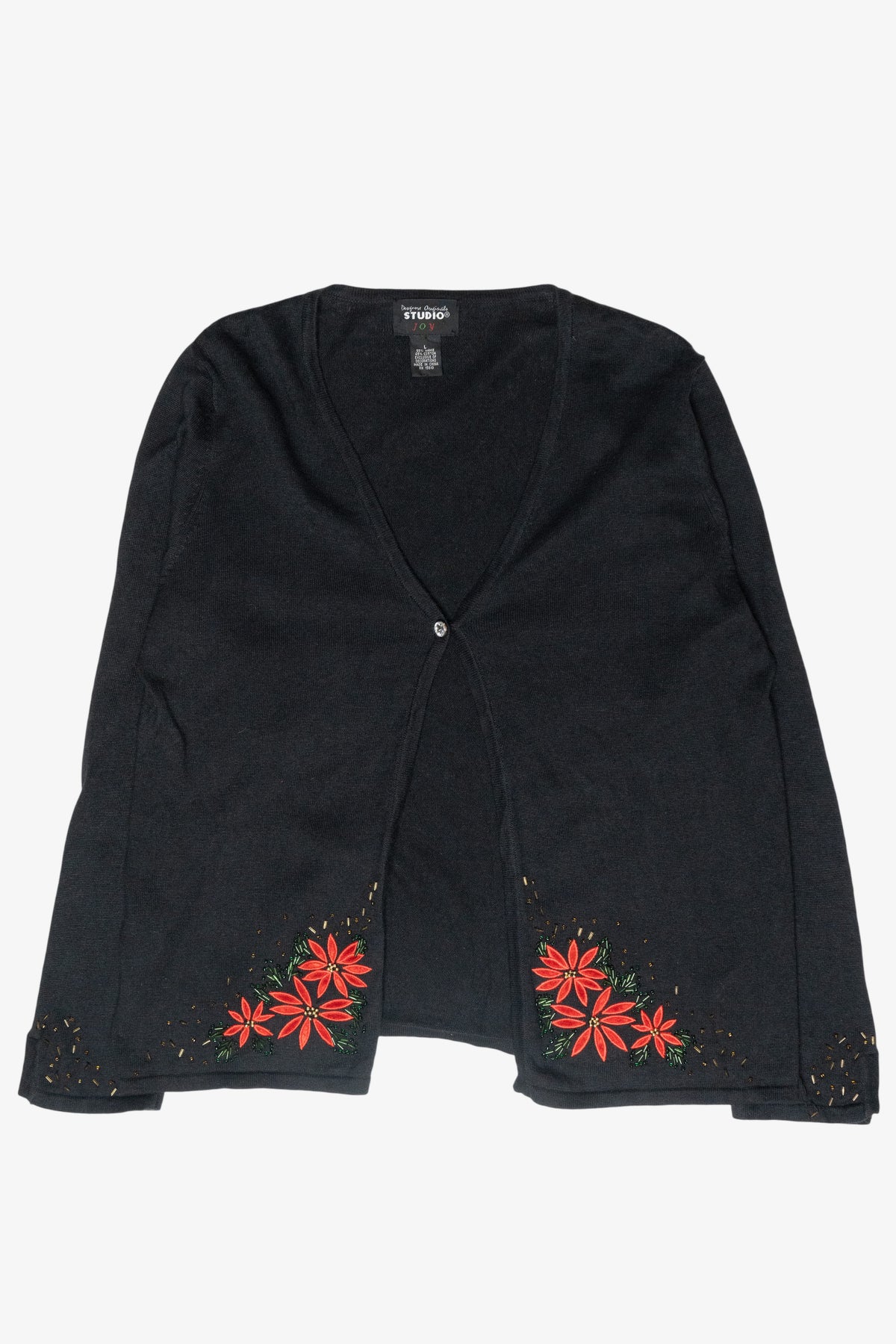 Holly Mini Vintage Ugly Christmas Cardigan (2000s)