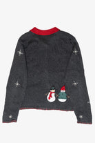 Cozy Snowman Vintage Ugly Christmas Cardigan (2000s)