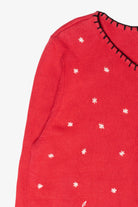 Reindeer String Light Vintage Ugly Christmas Cardigan Sweater (2000s)