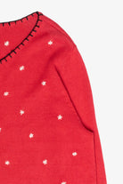 Reindeer String Light Vintage Ugly Christmas Cardigan Sweater (2000s)