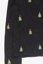 Mini Trees Vintage Ugly Christmas Cardigan (2000s)