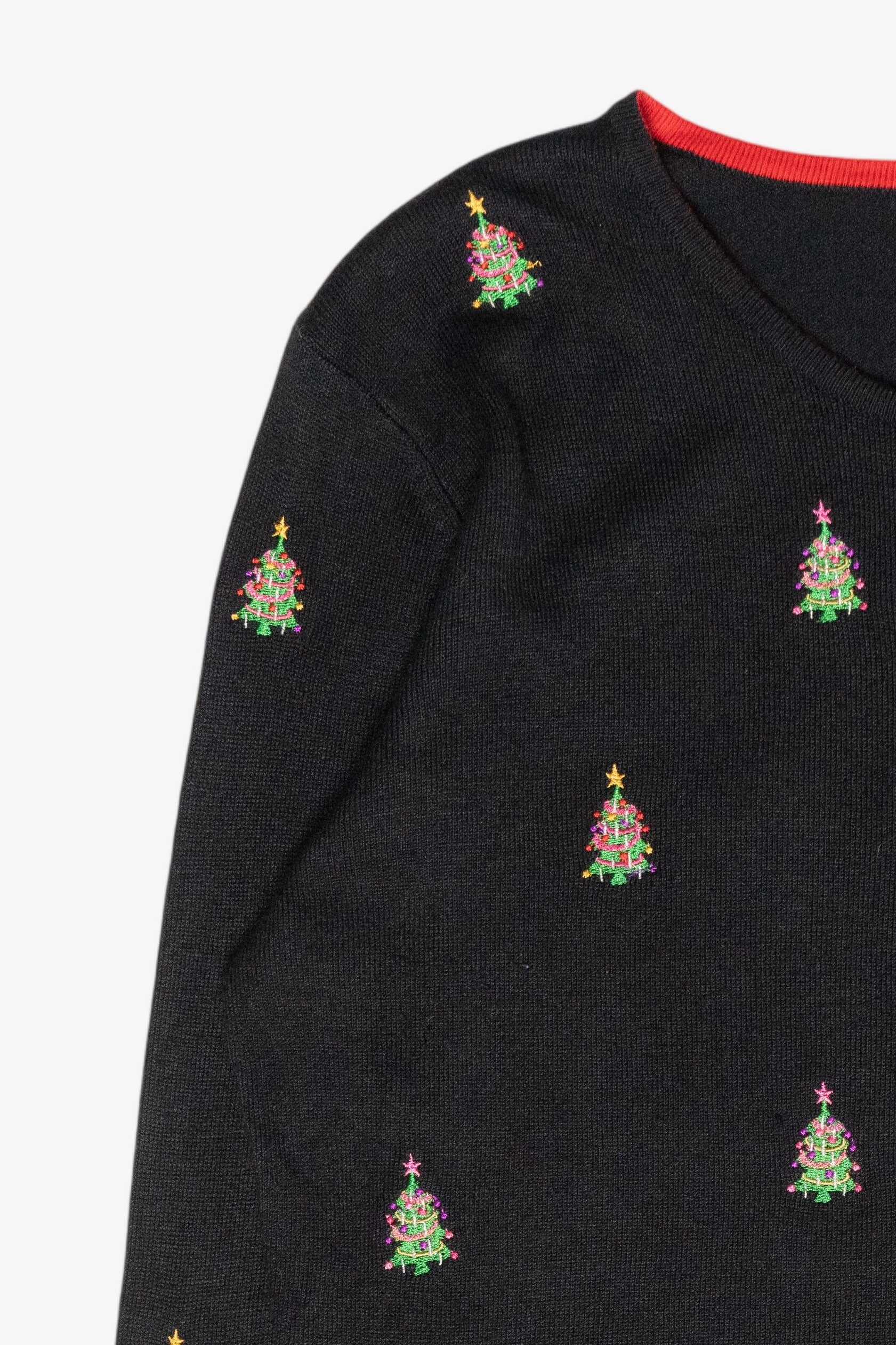 Mini Trees Vintage Ugly Christmas Cardigan (2000s)