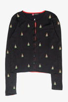 Mini Trees Vintage Ugly Christmas Cardigan (2000s)