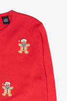 Mini Gingerbread Cookies Vintage Ugly Christmas Cardigan (2000s)
