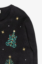 Tree Lights Vintage Ugly Christmas Cardigan (2000s)