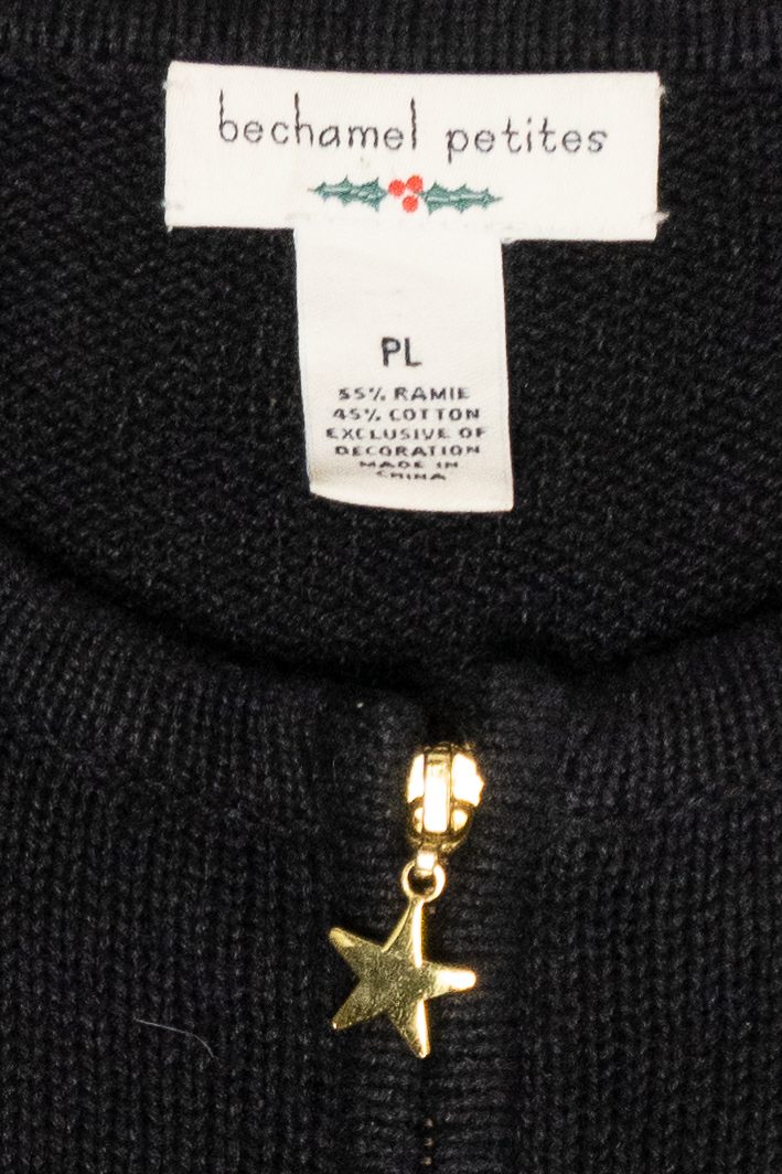 Tree Lights Vintage Ugly Christmas Cardigan (2000s)