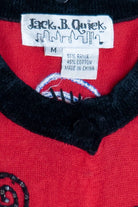 Vintage Distressed Jack B. Quick "Happy Holidays" Ugly Christmas Sweater (1990s)