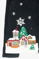 Winter Village Vintage Ugly Christmas Sweater (2000s)