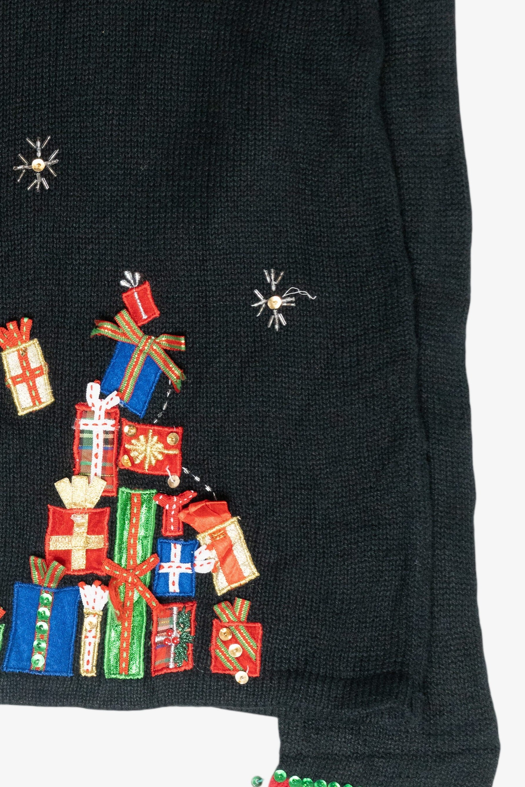 Sleigh Ride Vintage Ugly Christmas Cardigan (2000s)