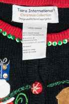 Sleigh Ride Vintage Ugly Christmas Cardigan (2000s)