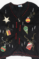 Whimsical Ornaments Vintage Ugly Christmas Sweater (2000s)