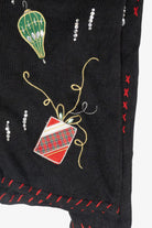Whimsical Ornaments Vintage Ugly Christmas Sweater (2000s)