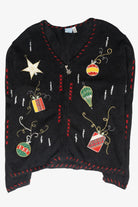 Whimsical Ornaments Vintage Ugly Christmas Sweater (2000s)