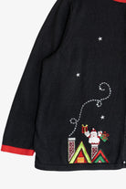 Vintage Santa In Chimneys Ugly Christmas Sweater (2000s)